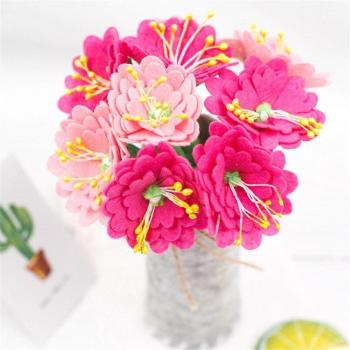 2Pcs Non-Woven Flower Pot Craft Set for Kids