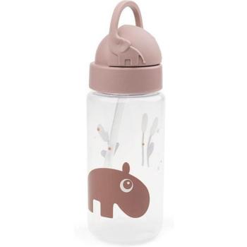 Tasse à boire avec paille Done by Deer Ozzo 350 ml Rose