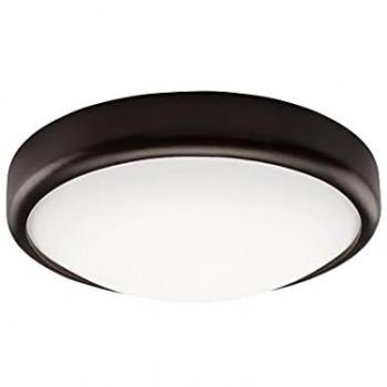Sleek Wenge Ring Ceiling Light