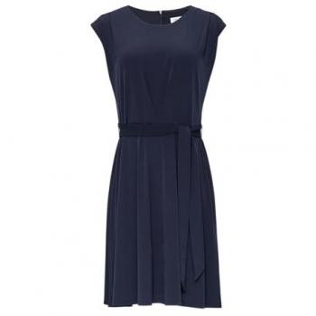 S.Oliver BLACK LABEL Ausgestelltes Jersey-Minikleid