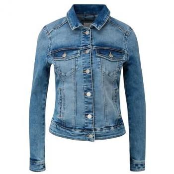 Robuste Jeansjacke mit Teilungsnähten