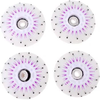 Replacement Light-Up Wheels for Roller Skates (4 Pieces)