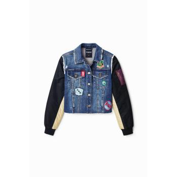 Desigual Bomber vaquera híbrida Azul para mujer XS