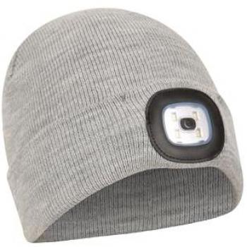 MountainGlow High-Altitude Beanie – Light Grey, Unisex