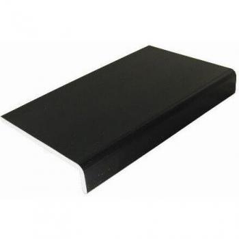 Multi‑Use PVCu Fascia Strip – Black Ash 150mm x 5m