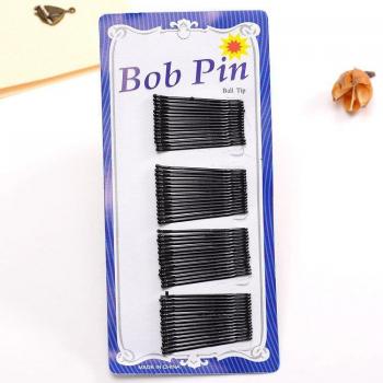 Pinces à cheveux «Boucle Noire»