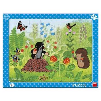 Puzzle Maulwurf und Erdbeeren 40 Teile