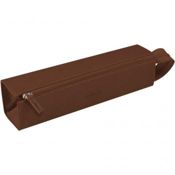 Etui für Rhodia‑Notizbücher in Bronze, 23 × 5 × 5 cm
