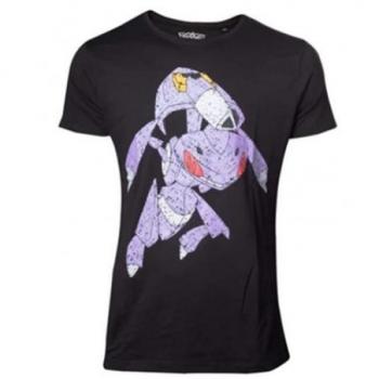 Camiseta negra de Genesect de Pokémon Mythicals Talla XL