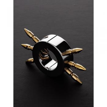 Starker Edelstahl-Hodenstretcher mit Spikes