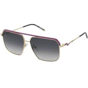 Lunette da Sole Zadig & Voltaire SZV413 Oro Rosa con Insetti Fucsia Luminosi