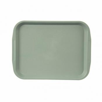 Servírovací tác plastový 35,5 x 26,5 cm v zelené barvě