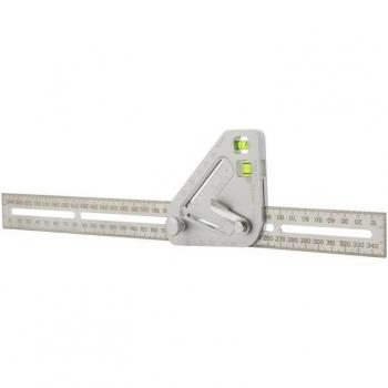 Clear Scale Carpentry Triangle Ruler