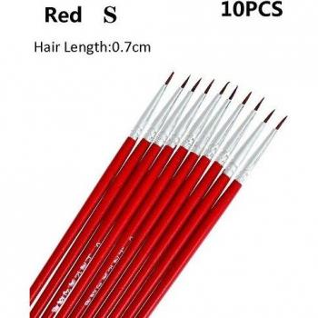 10PCS Art Supplies Fine Brush Set