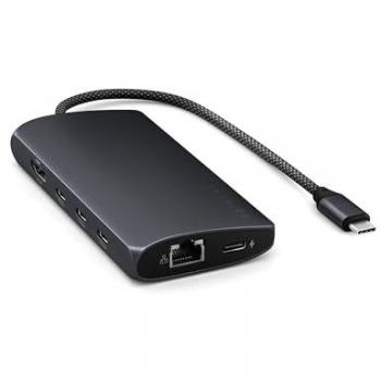Satechi USB-C Multiport Adapter with 8K HDMI V3 Midnight