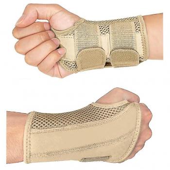 Support Poignet Réglable Attelle Nuit Beige Tendinite