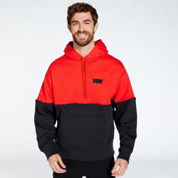Felpa Uomo Levi's Original Cappuccio Rosso XL
