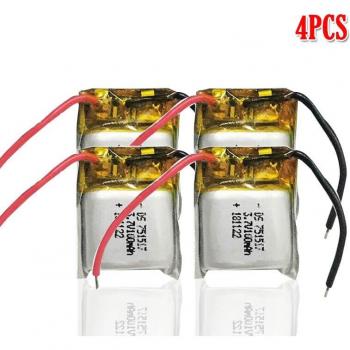 100mAh 3.7V 751517 Li-Ion Rechargeable Battery for V646