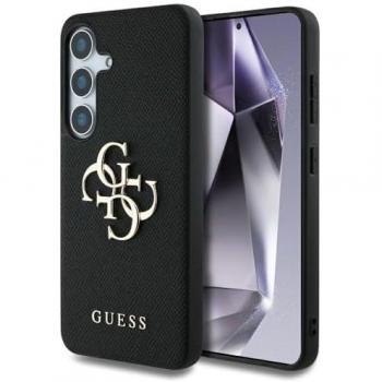 Coque élégante Guess Galaxy S25 – Couleur noire, motif discret