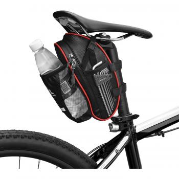 YSANAM Fahrradsatteltasche mit integriertem Flaschenhalter