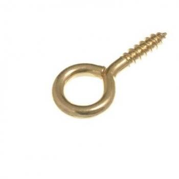 EYE SCREWS 45MM X 10, 3.9MM DIA – EB Brassy Steel Pack of 1,000