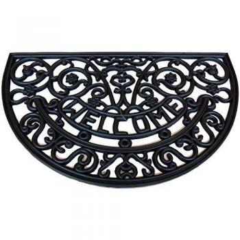 Paillasson noir 45x75 cm motifs classiques