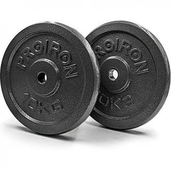 PROIRON 10KG Cast Iron Gym Discs