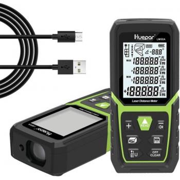 HUEPAR 50M Distance Measuring Tool with Li-ion Battery