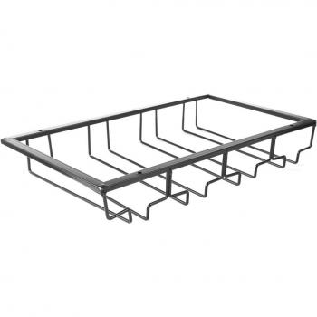 4 Rows Decorative Iron Metal Wine Glass Holder