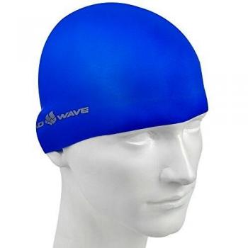 Leichte Silikon Schwimmkappe, Blau, One Size