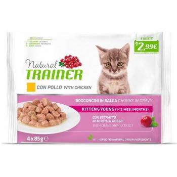 Natural Trainer Kitten & Young con Pollo