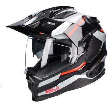 Nexx X.WED 2 Patrol Nero/Argento/Rosso Taglio L (59/60)