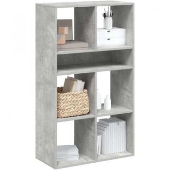 Torana Rúbrica de Almacenamiento: Madera Ingeniería + Hormigón Gris (66×31×112 cm)