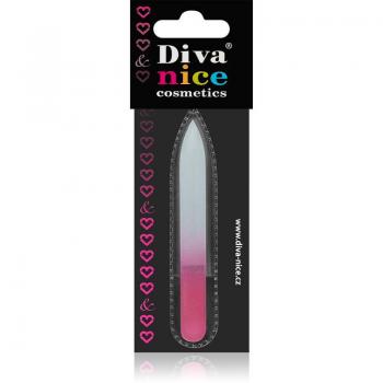 Diva & Nice Kosmetik Glasnagelfeile klein Pink