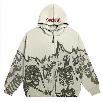 Streetwear Skull Capucha