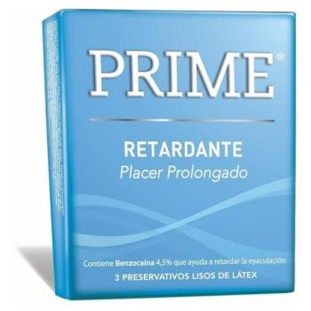 Preservativos Prime Retardante 3x1