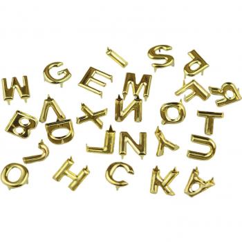 Alphabet Rivets 26‑Pack – Accessoires Artisanaux