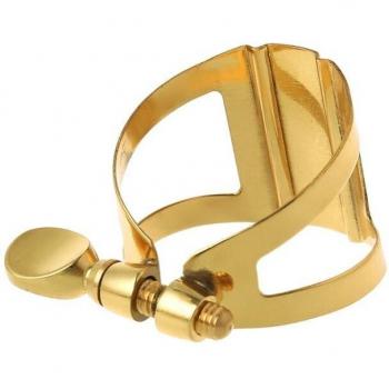 Saxophones Soprano, Alto et Ténor – B♭ 4.0 mm Résistance Or Embouchure Ligature