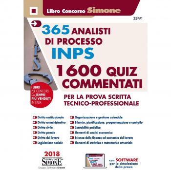 365 analisti di processo INPS. 1600 quiz commentati per la prova scritta tecnico-professionale