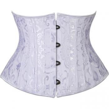Short Floral Lace Waist Trainer Corset