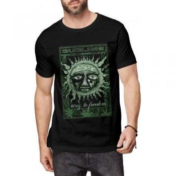 Sublime Adult Grn 40 Oz T-Shirt XL Black