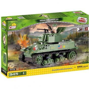 COBI 2478 Small Army-M5a1 Stuart VI Building Set