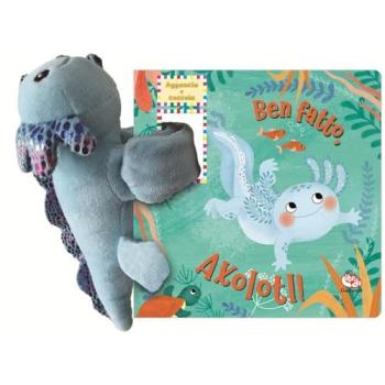 Ben fatto, axolotl! Aggancia e coccola. Con peluche