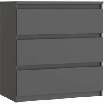 Meuble Chelsea à 3 tiroirs Anthracite