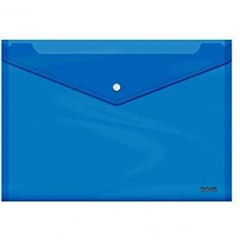 Sobres polipropileno broche azul folio apaisado 360x255 dohe 91476