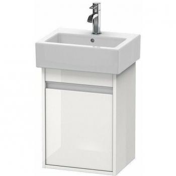 Ketho meuble sous-lavabo Duravit 40x32x55 cm, gris mat, porte gauche