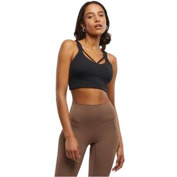 Urban Classics Damen Bustier Sport-BH schwarz L