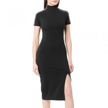 Robe Noëlle_B Hugo – Style Noël Noir – Midi Longueur