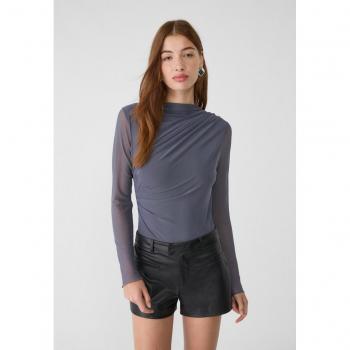 Tulle Arricciato Grigio Scuro M – Stradivarius Body
