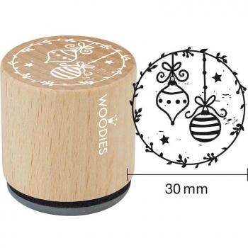 Sello Circular de Madera 30x30 mm